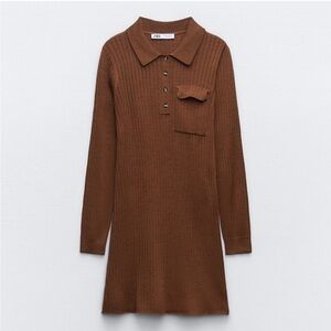 Zara Ribbed Knit Dress